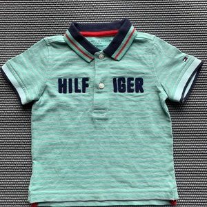 Tommy Hilfiger Short Sleeve Polo Shirt Teal NWOT